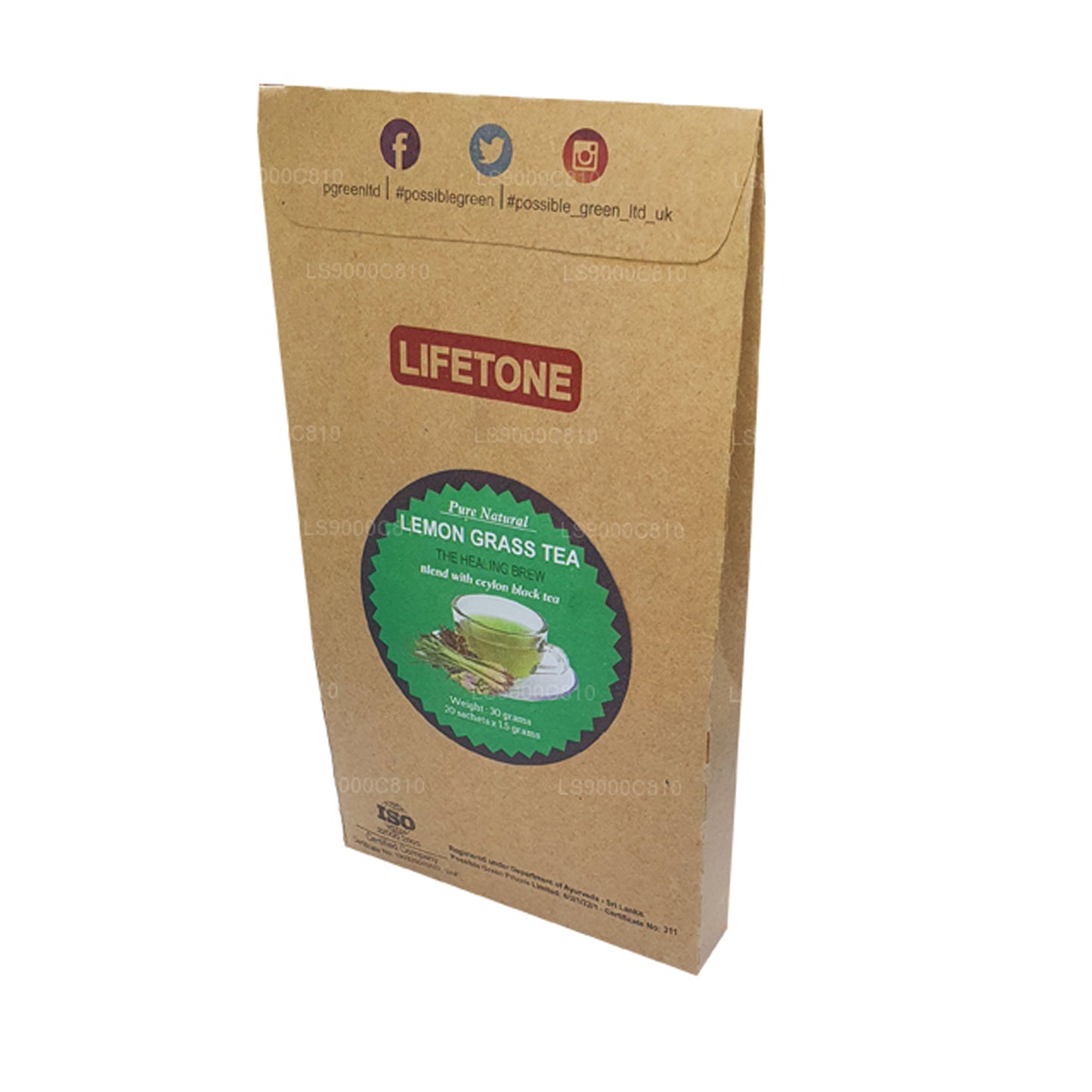 Lifetone Lemongrass Tea (30g)