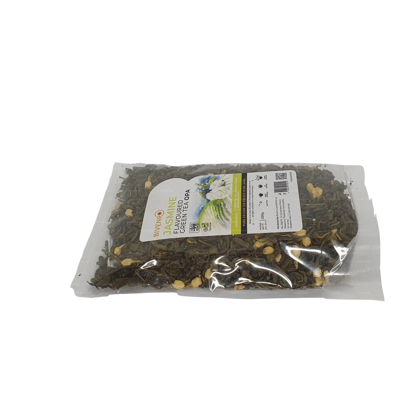 Bivenro Jasmine Flavoured Green Tea OPA Grade (200g)