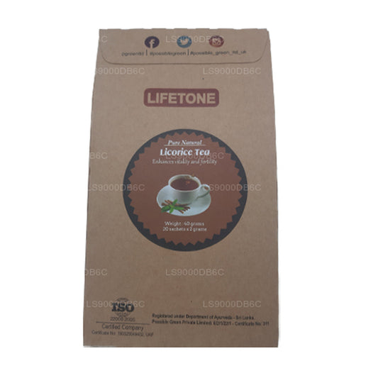 Lifetone Licorice Tea (40g) 20 Tea Bags