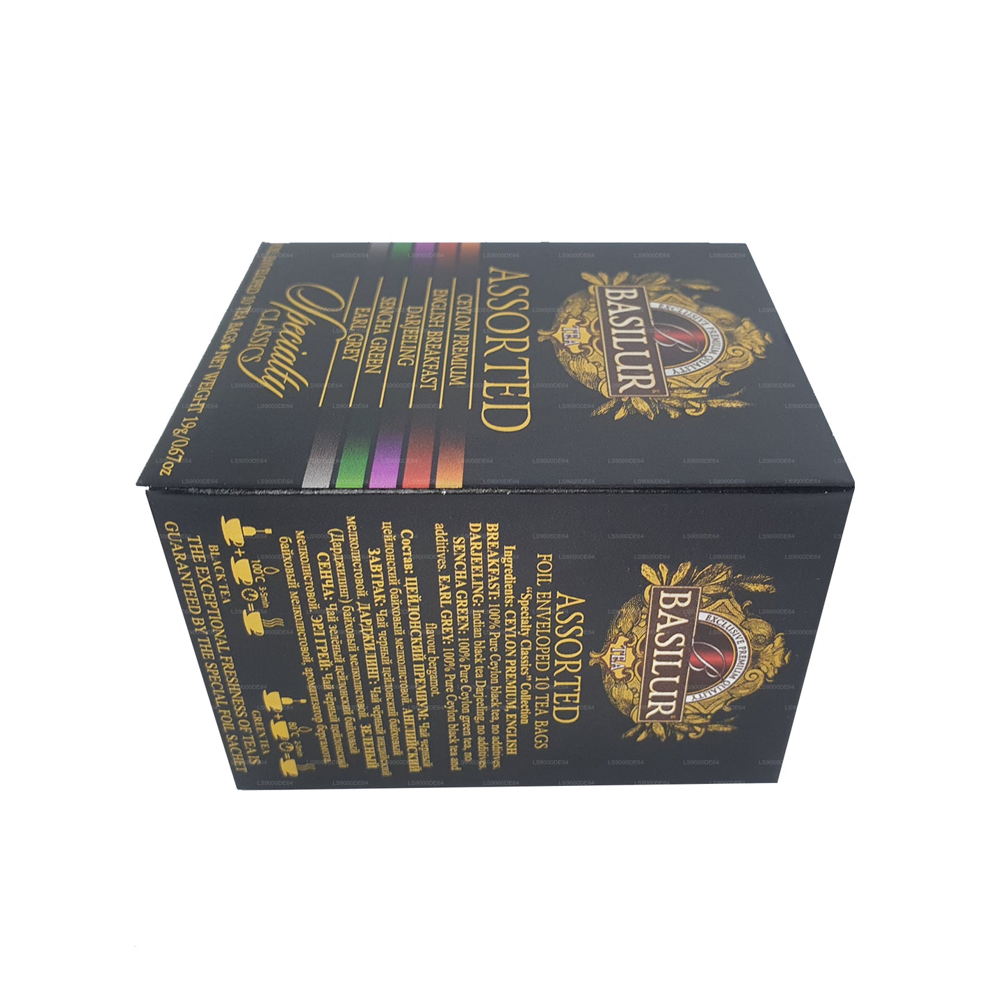 Basilur Specialty Classics Tea (19g) 10 Foil Enveloped Tea Bags