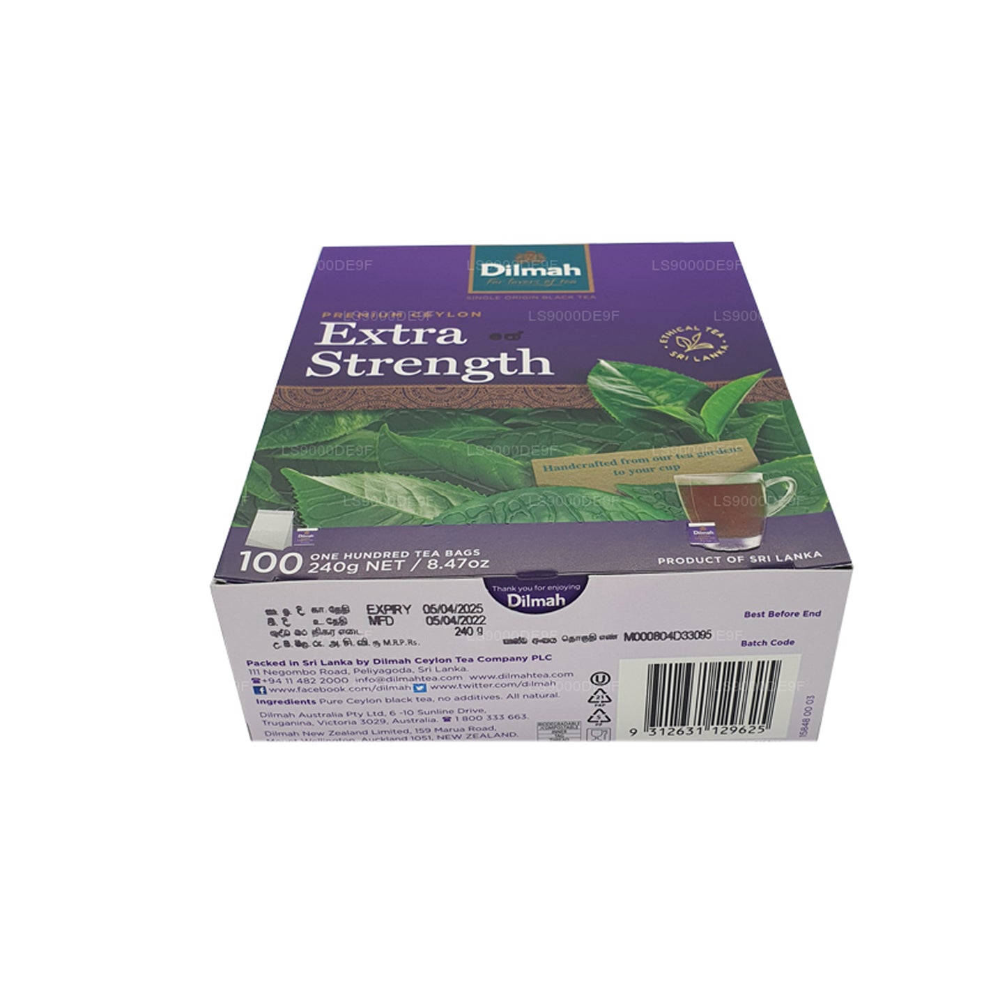 Dilmah Premium Extra Strength Ceylon Tea (240g)