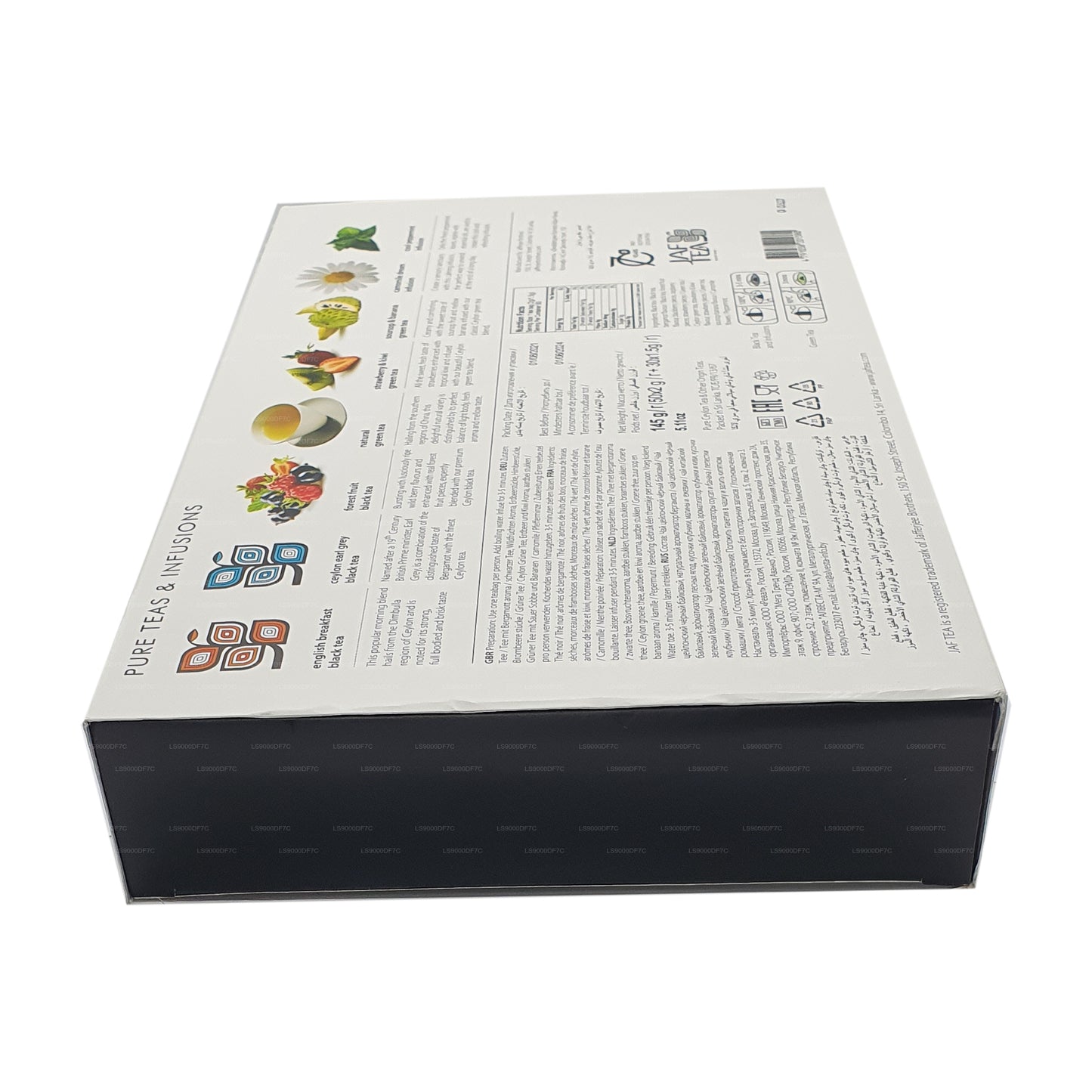 Jaf Tea Pure Teas and Infusions Foil Envelop Tea Bags (145g)