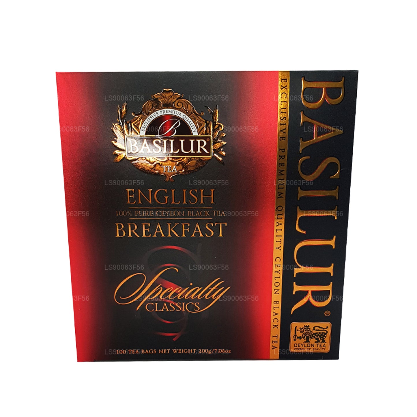 Basilur English Breakfast Pure Ceylon Black Tea Bags