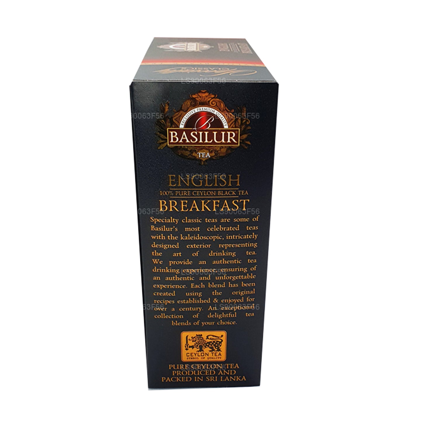 Basilur English Breakfast Pure Ceylon Black Tea Bags