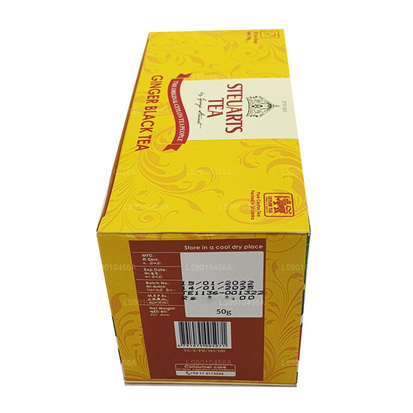 George Steuart Ginger Black Tea (50g) 25 Tea Bags