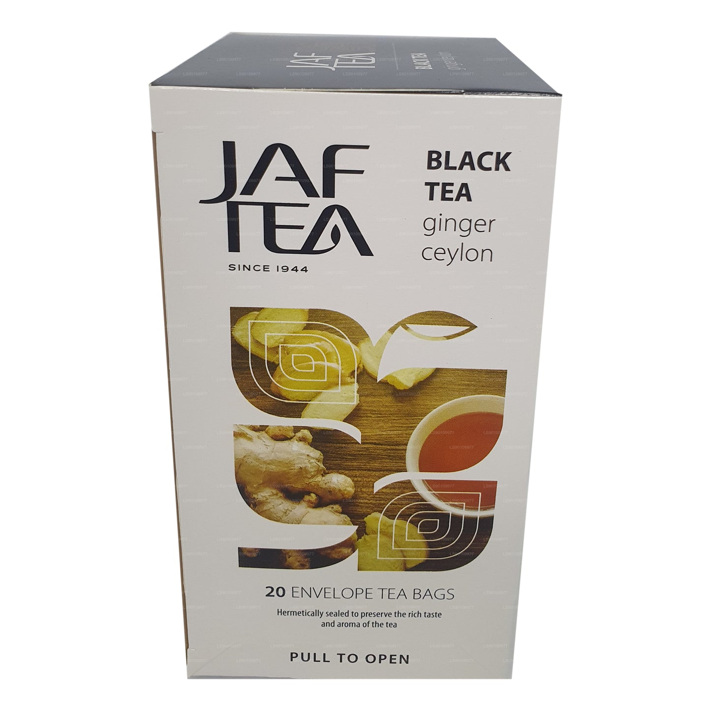 Jaf Tea Ginger Ceylon Black Tea (40g) 20 Envelope Tea Bags