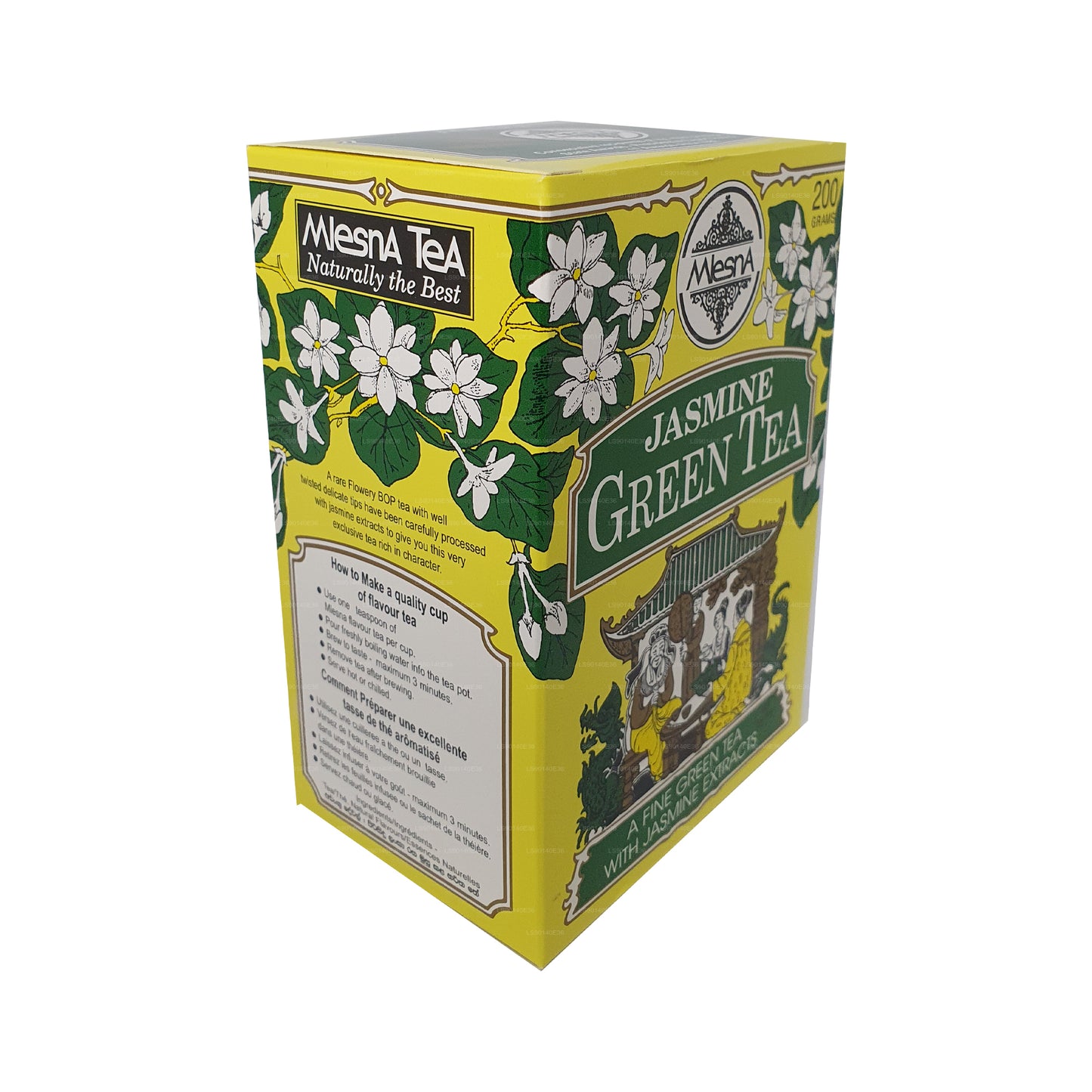 Mlesna Jasmine Flavored Loose Green Tea (200g)