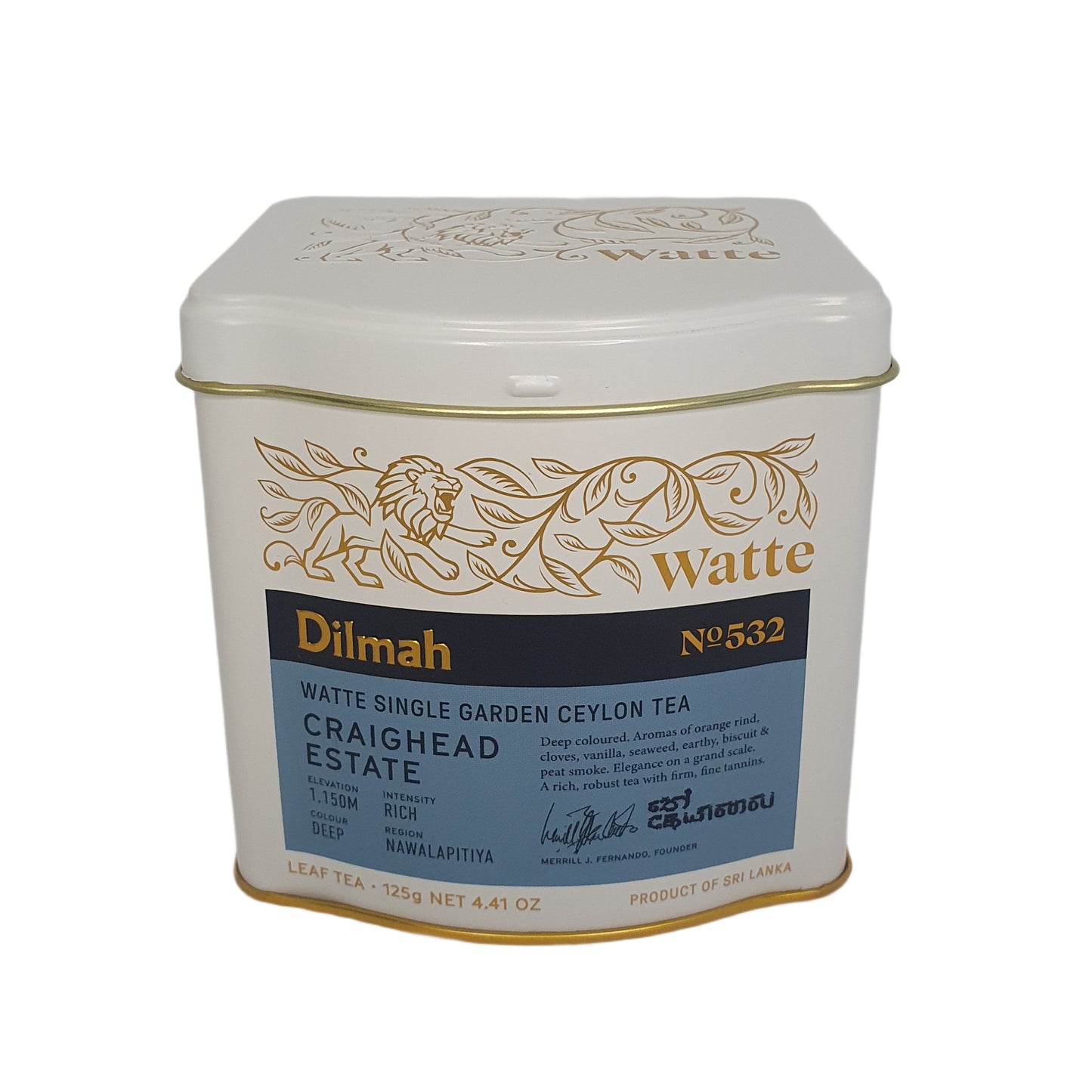 Dilmah Craighead Estate Watte Ceylon Black Tea (125g)