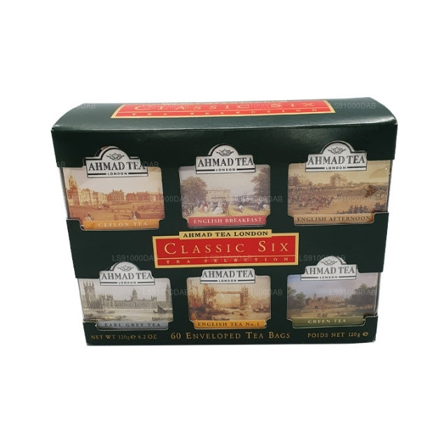 Ahmad Classic Six Tea Collection (120g) 60 Tea Bags