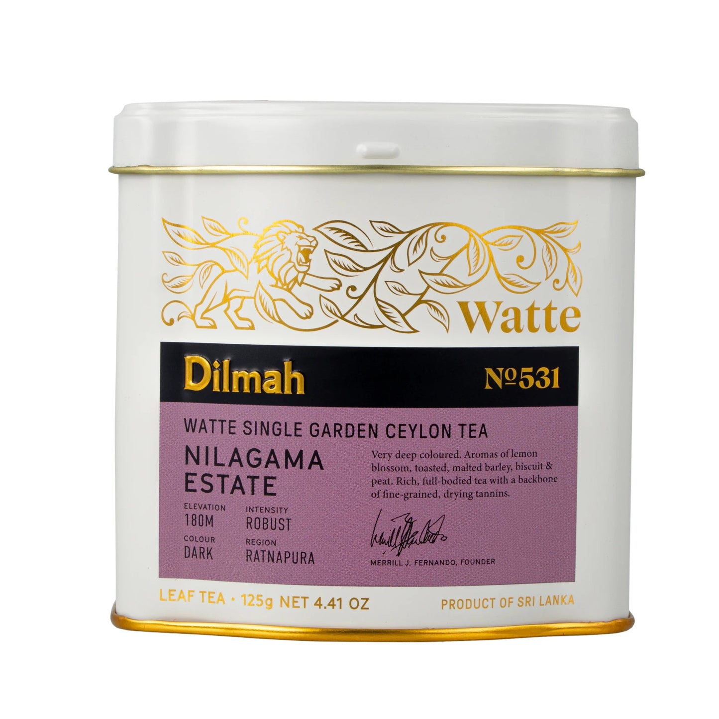 Dilmah Nilagama Estate Watte Ceylon Black Tea (125g)