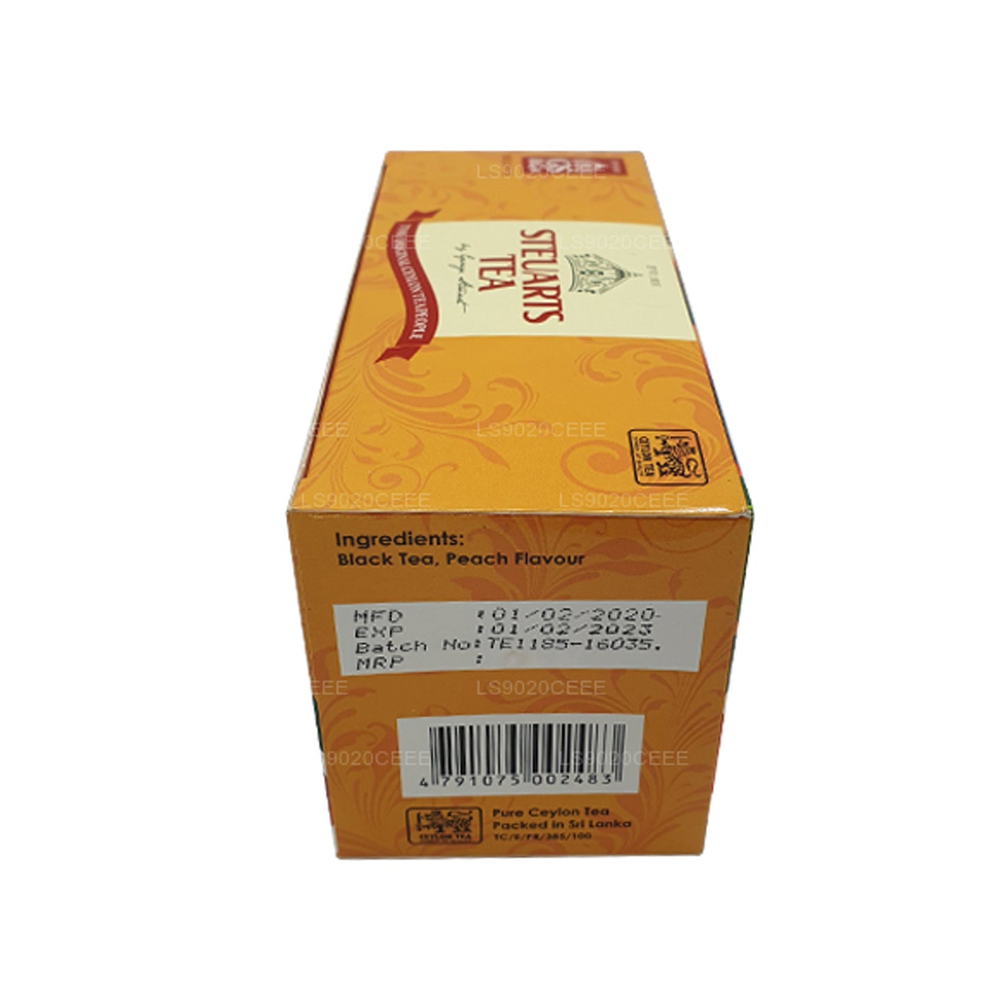 Steuarts Peach Tea (50g) 25 Tea Bags