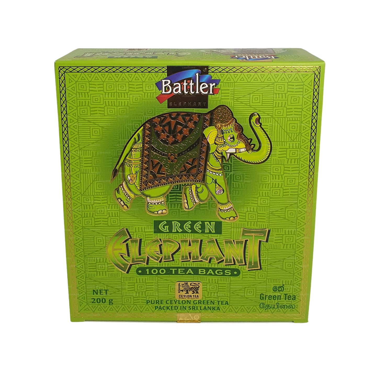Battler Green Elephant Tea Bags