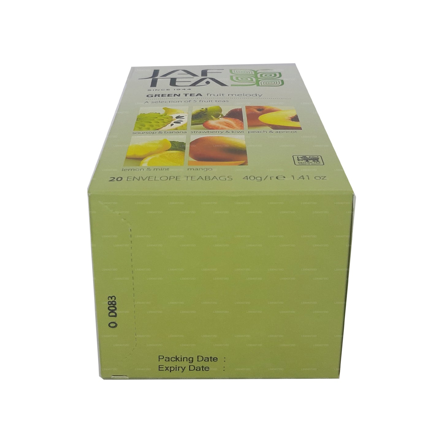 Jaf Tea Fruit Melody Green Tea (40g) Foil Envelop Tea Bags