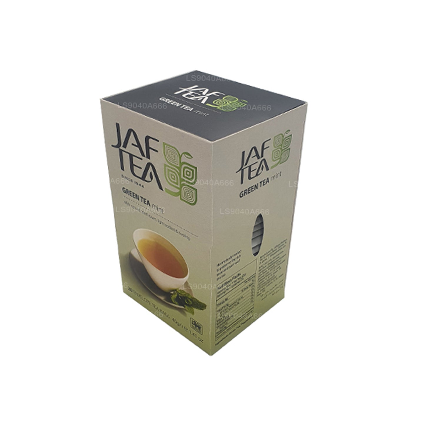 Jaf Tea Mint Green Tea (40g) 20 Envelope Tea Bags