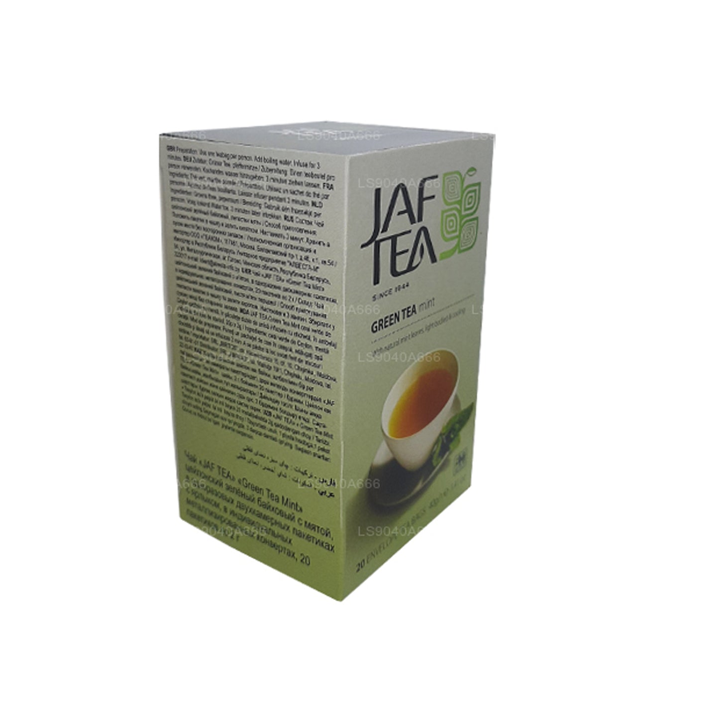 Jaf Tea Mint Green Tea (40g) 20 Envelope Tea Bags