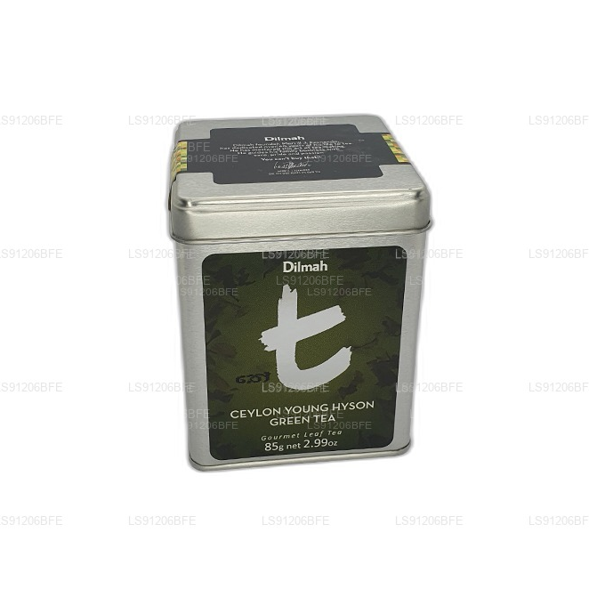 Dilmah t-Series Ceylon Young Hyson Green Leaf Tea (85g) caddy