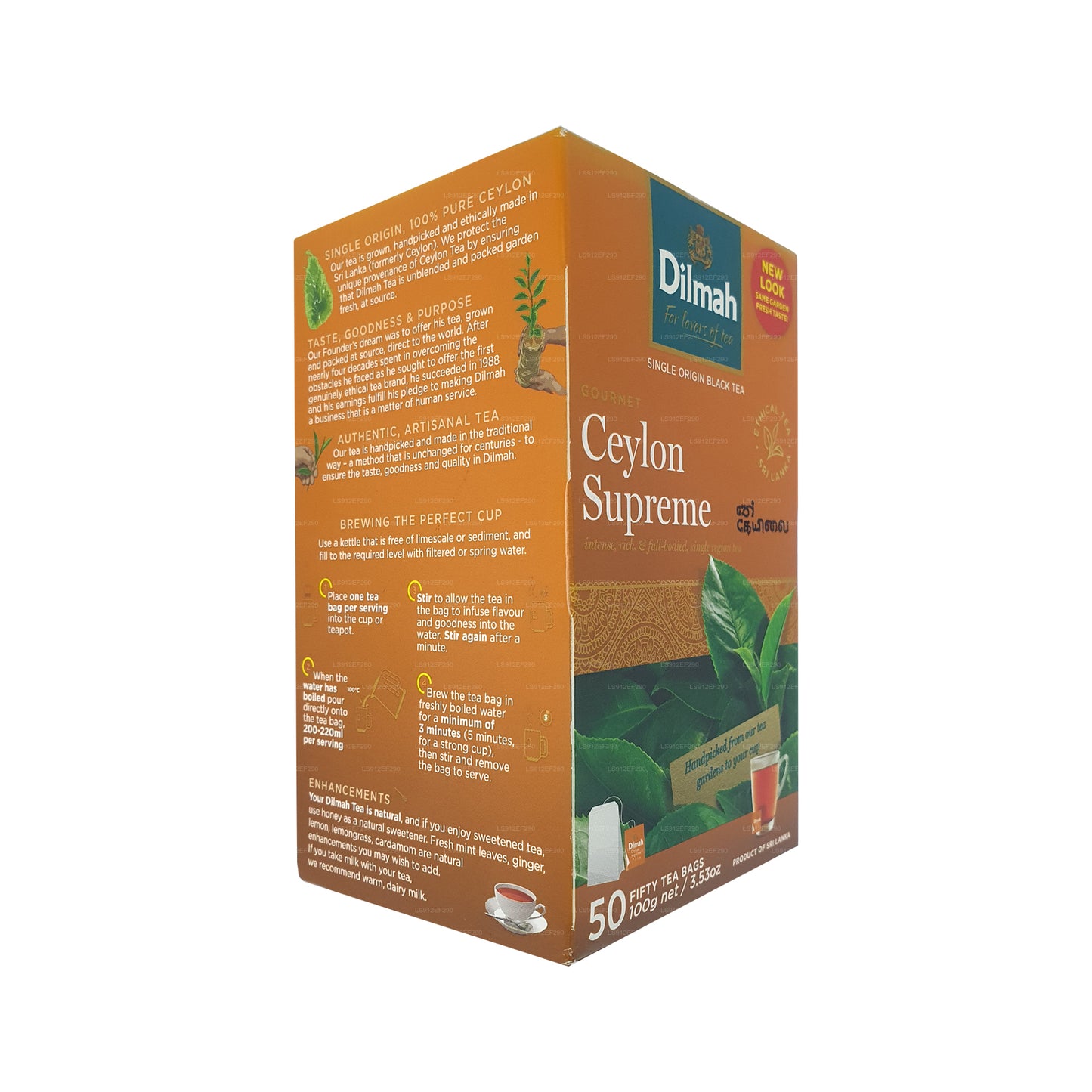 Dilmah Ceylon Supreme (100g) 50 Tea Bags