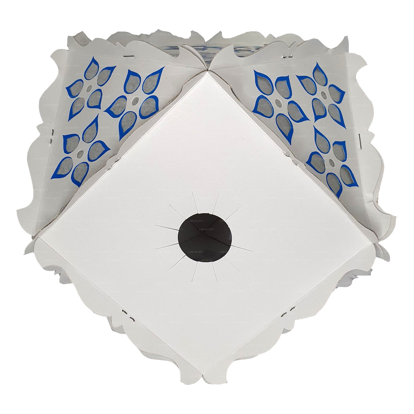 Lakpura Cardboard Vesak Lanterns (Atapattam Koodu) 3Pcs Pack