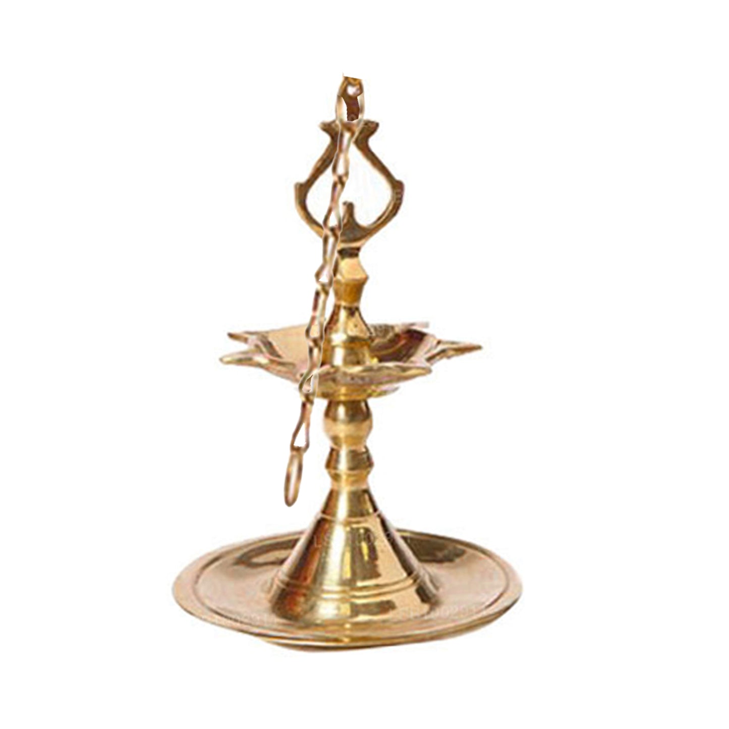 Sri Lankan Traditional Brass Hanging Oil Lamp (3.5" Height)