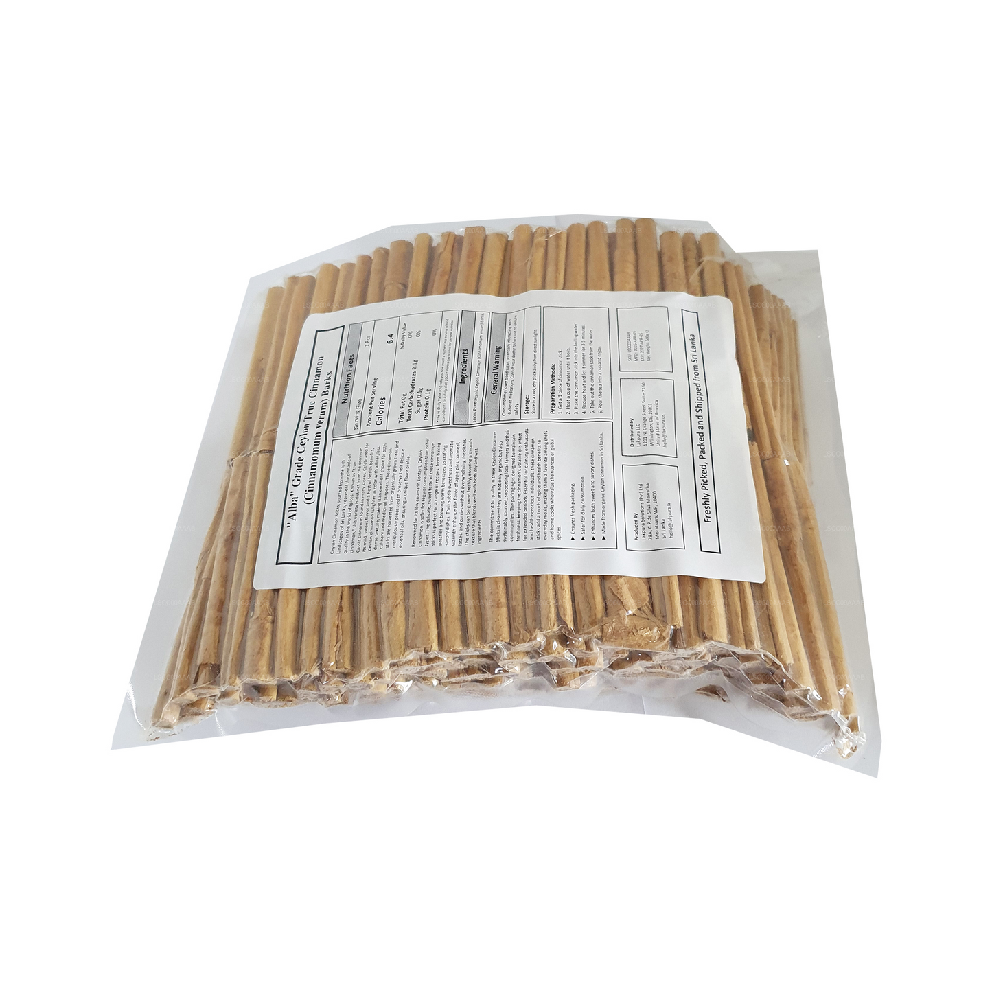 Lakpura® Ceyloni ehtsa kaneeli "Alba" Hinne pulgad