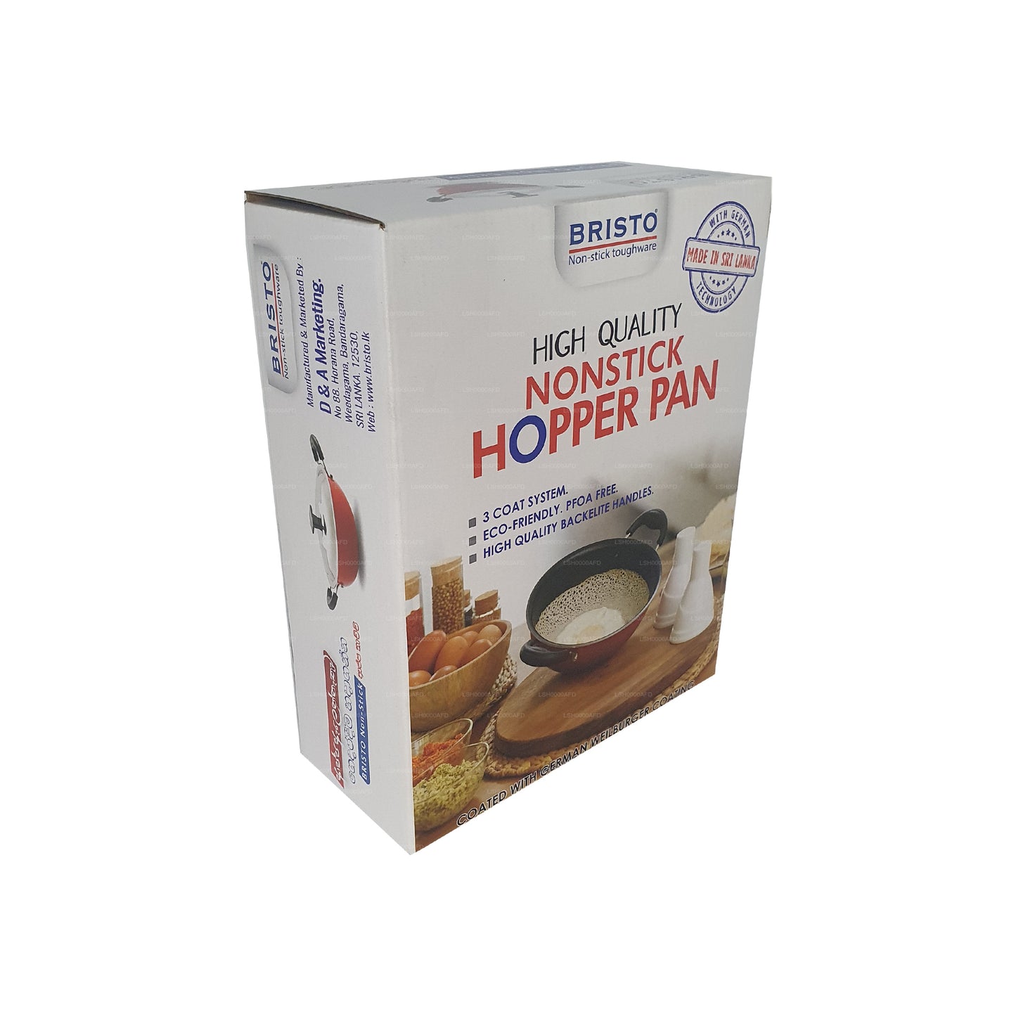 Bristo Nonstick Hopper Pan