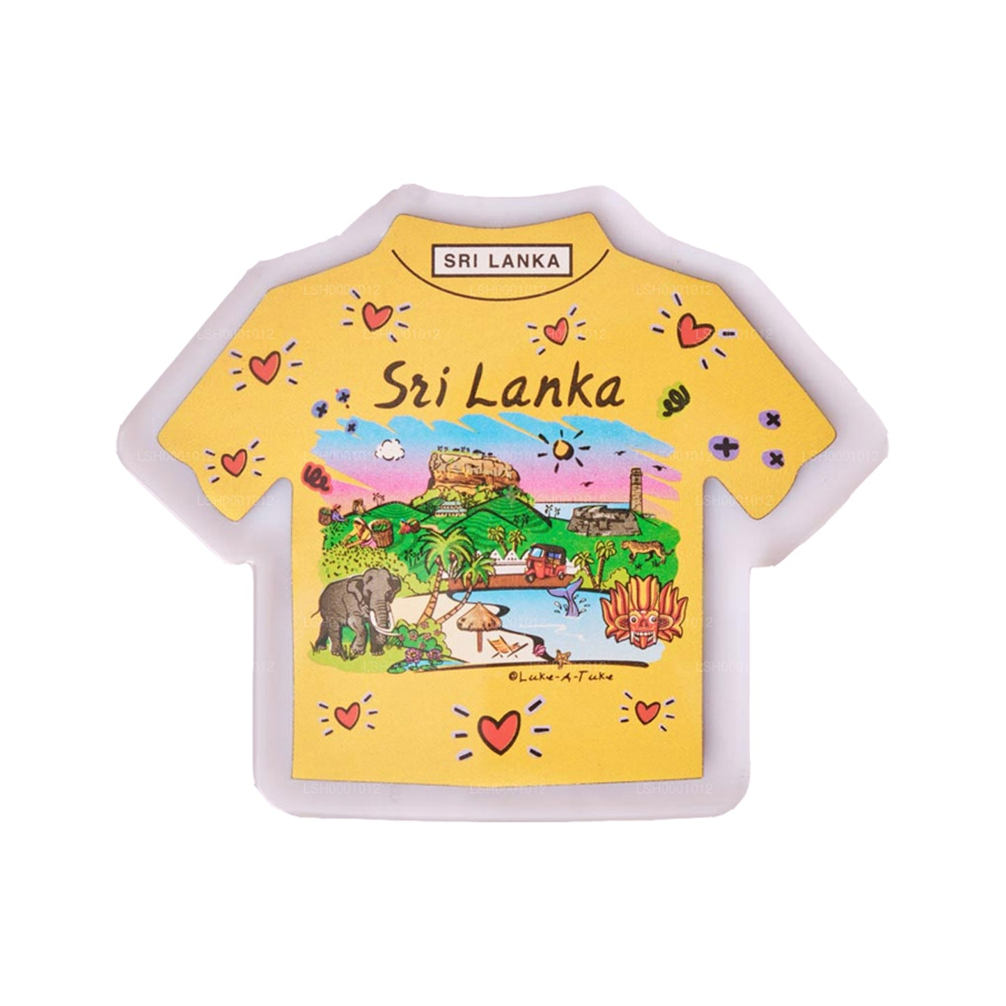 Luke A Tuke  Sri Lankan Iconic Acrylic Fridge Magnet