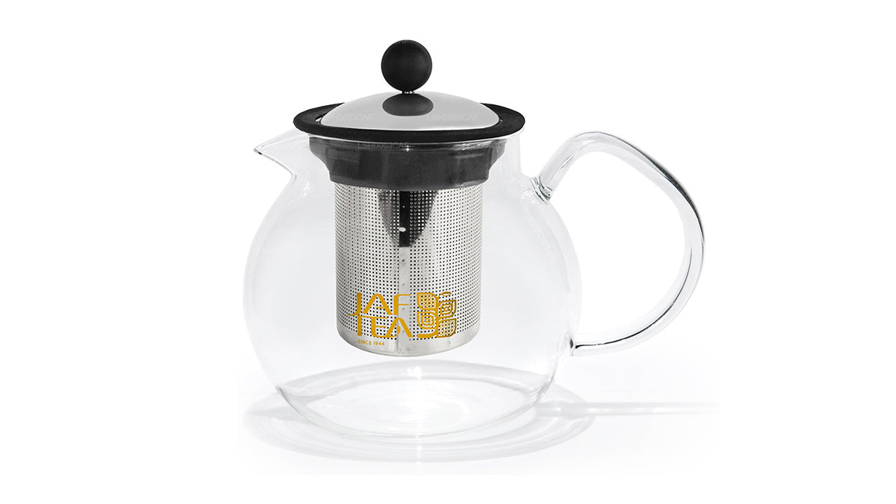 Jaf Tea Glass Tea Pot with stainless steel infuser