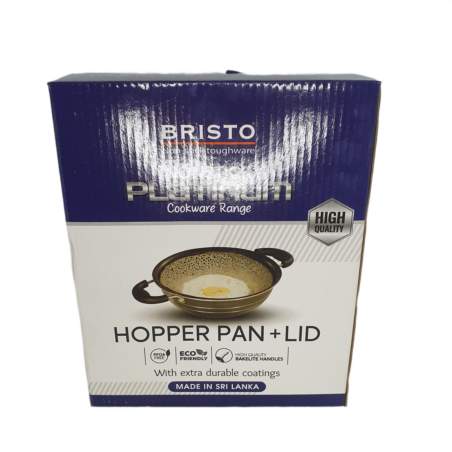 Bristo Nonstick Platinum Hopper Pan 18cm (7 inch)