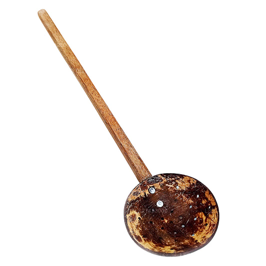 Lakpura Coconut Shell Oil Spoon (14 inch x 3.5 inch)