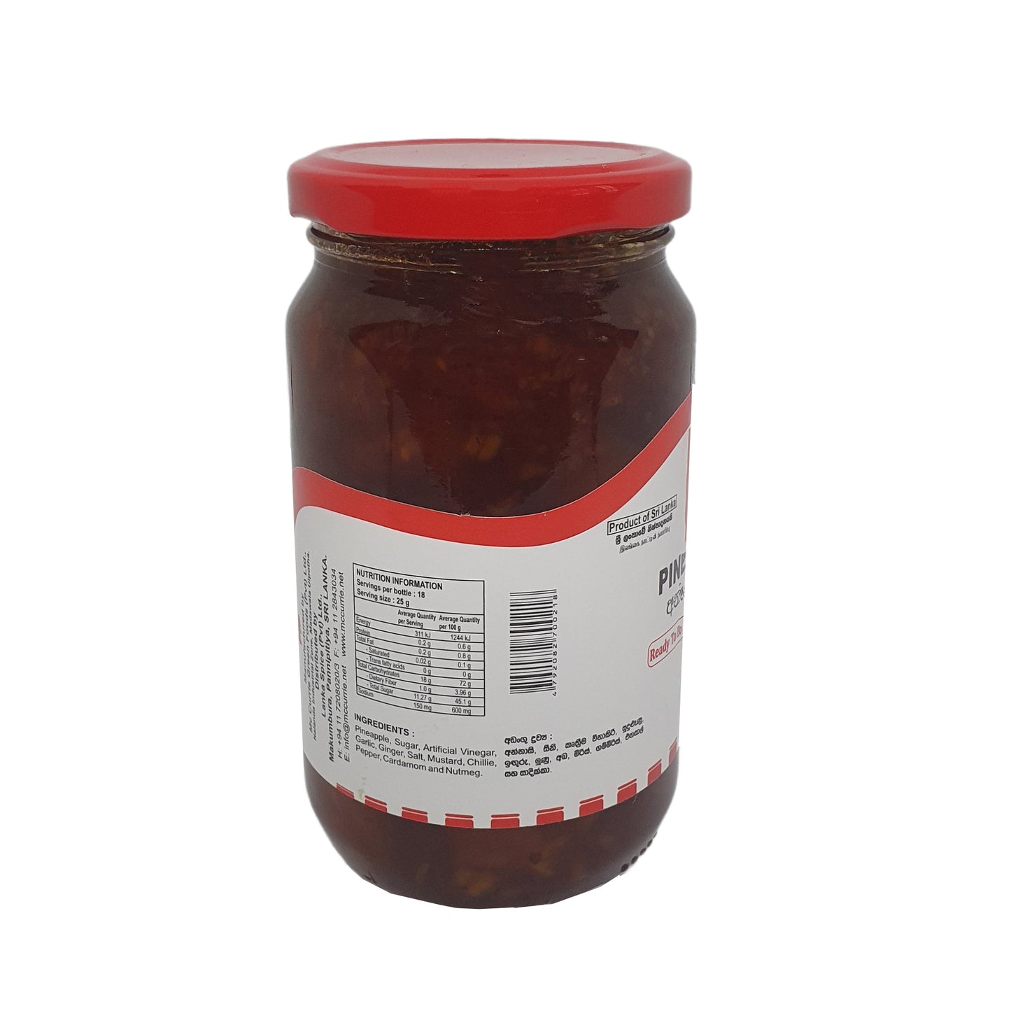 Mc Currie ananassi chutney (450g)