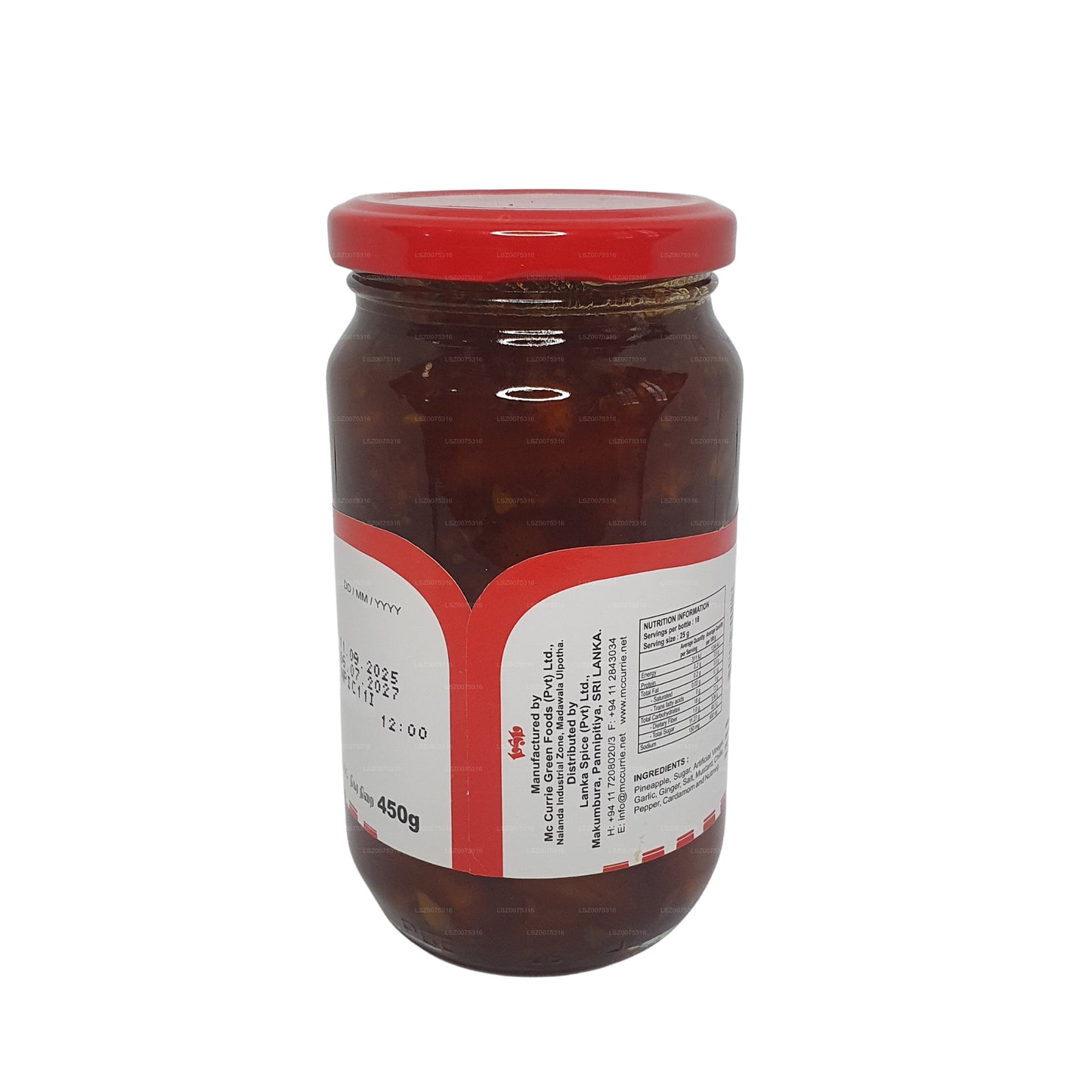 Mc Currie ananassi chutney (450g)