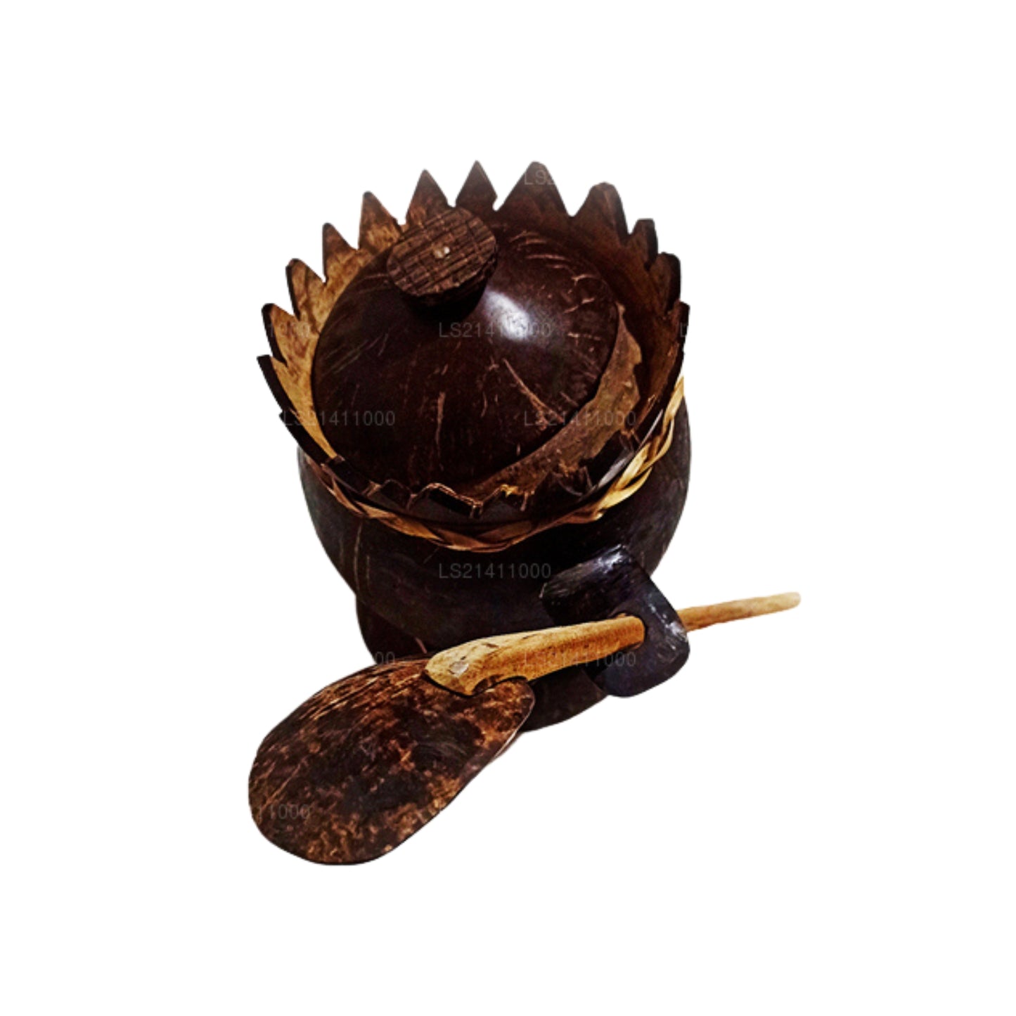 Lakpura® Wave Cut Salt Container