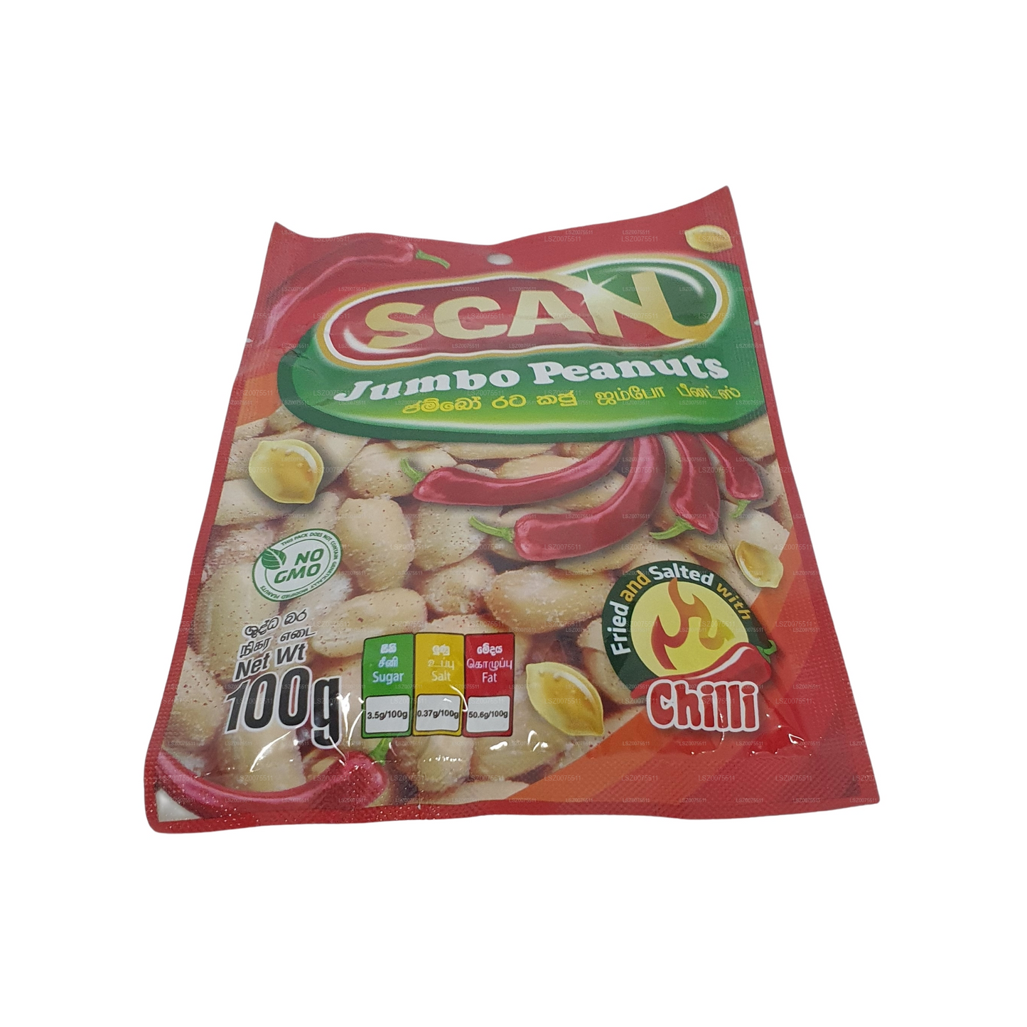 Scan Chilli Jumbo maapähklid (100g)
