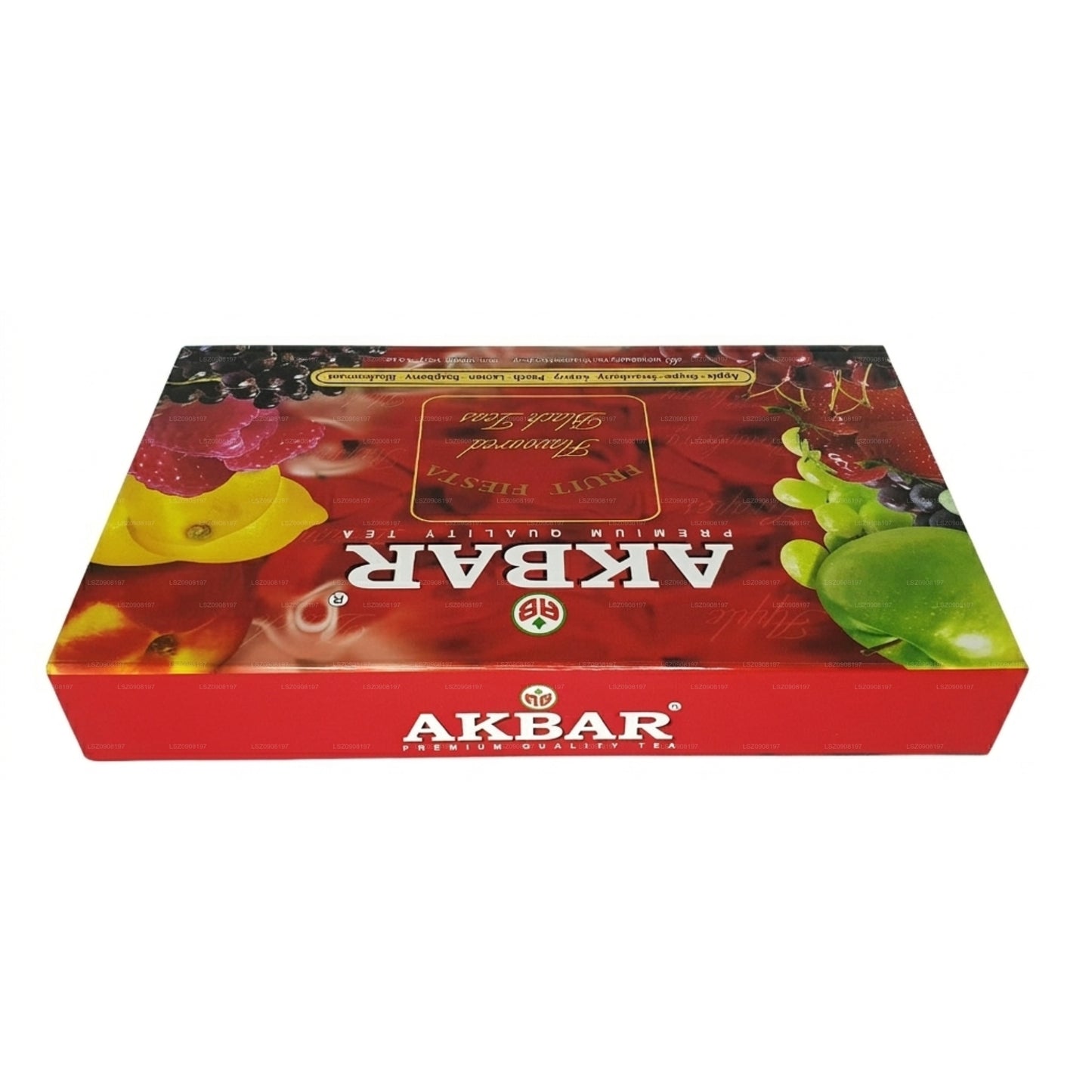 Akbar Fruit Fiesta Flavoured Black Tea Gift Box 80 Tea Bags (160g)