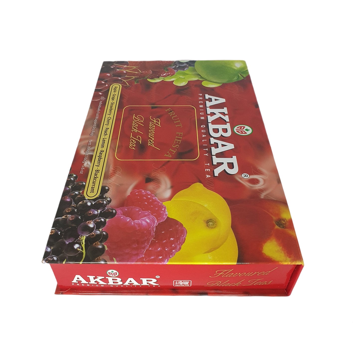 Akbar Fruit Fiesta Flavoured Black Tea Gift Box 80 Tea Bags (160g)