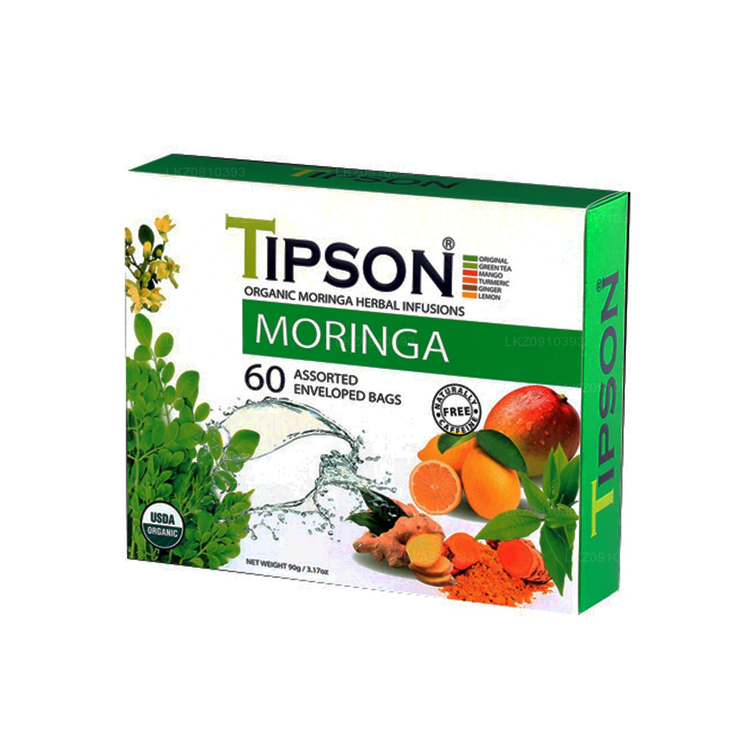 Tipson Organic Moringa Assorted (90g)