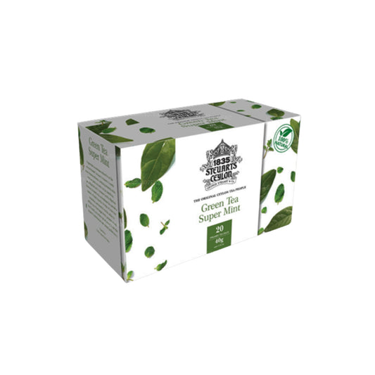 George Steuart roheline tee supermünt (40g) 20 teekotti