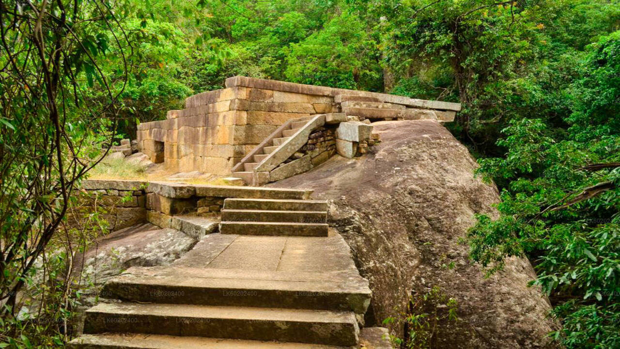 Ritigala, Kala Wewa and Namal Uyana from Sigiriya