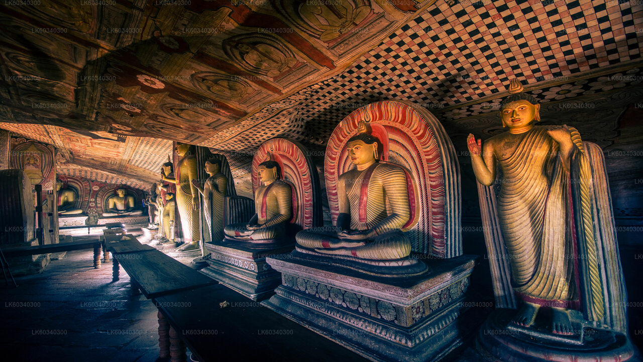Sigiriya Rock and Dambulla from Panadura