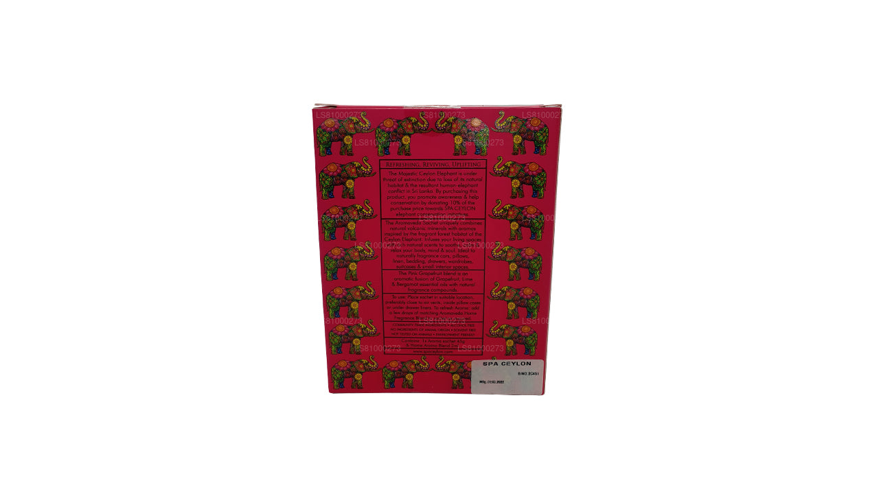 Spa Ceylon Ceylon Pink Grapefruit Elephant Aromaveda Sachet (45g)